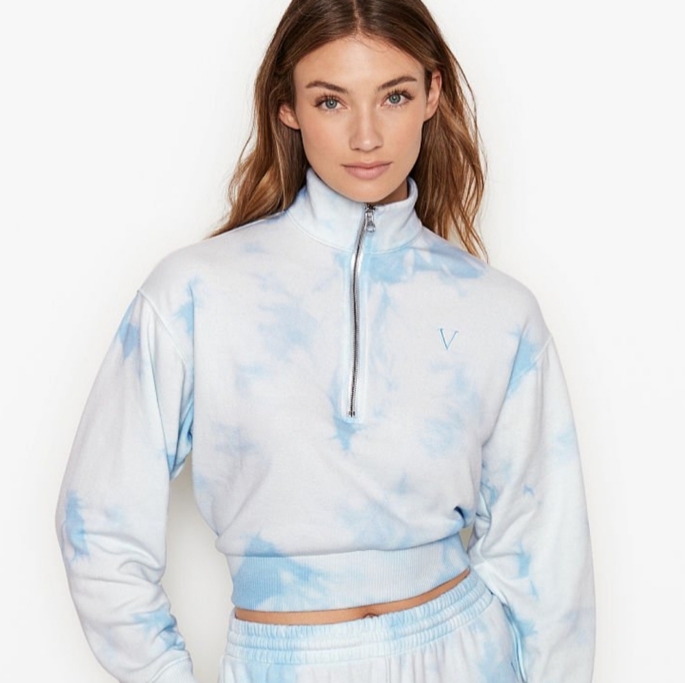 Victoria Secret tye dye zip-up